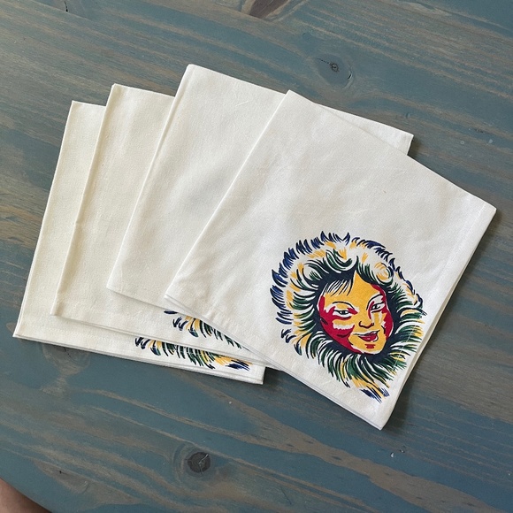 Vintage Alaskan Cloth Napkins, Set of 4 - Picture 1 of 5